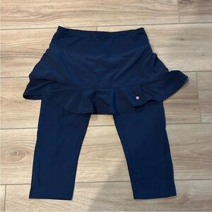 Ryka navy blue skirted leggings size XS
